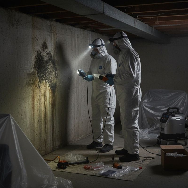 Local Residential Mold Inspection pros at work